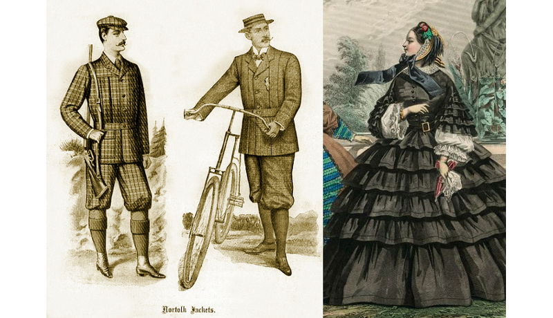 Victorian Fashion Terms; N ~ Z