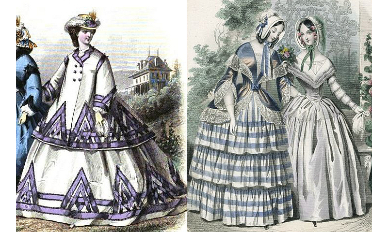1864  Fashion History Timeline